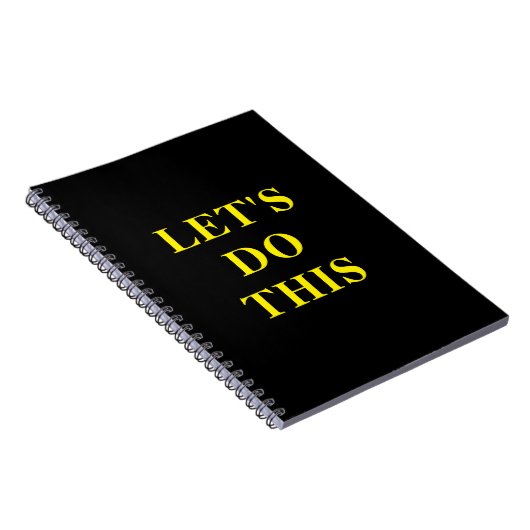 Let's Do This - 6.5" x 8.75" Classic Notebook Notitieboek (Rechterzijde)