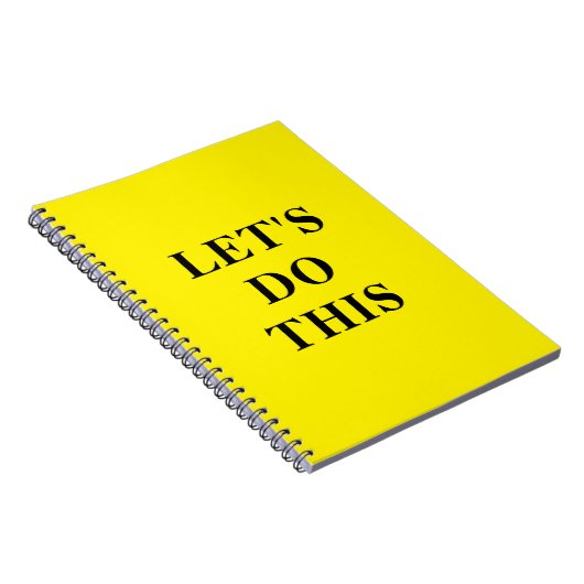 Let's Do This - 6.5" x 8.75" Classic Notebook Notitieboek (Rechterzijde)