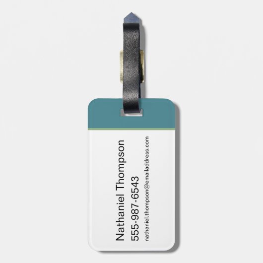 Let's Do This Alligator beroemd gemaakt door The W Bagagelabel (Achterkant verticaal)