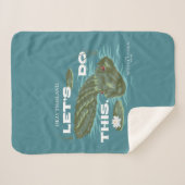 Let's Do This Alligator beroemd gemaakt door The W Sherpa Deken (Voorkant (horizontaal))