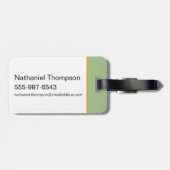 "Let's Do This" Cobra - De Witte Lotus Bagagelabel (Achterkant horizontaal)