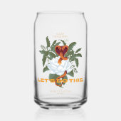 "Let's Do This" Cobra - De Witte Lotus Blikvorm Glas (Voorkant)