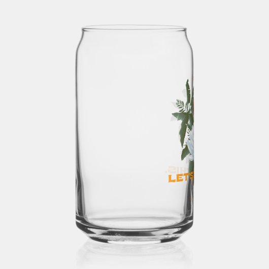 "Let's Do This" Cobra - De Witte Lotus Blikvorm Glas (Rechts)