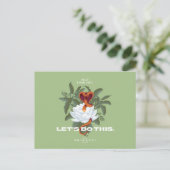 "Let's Do This" Cobra - De Witte Lotus Briefkaart (Staand voorkant)