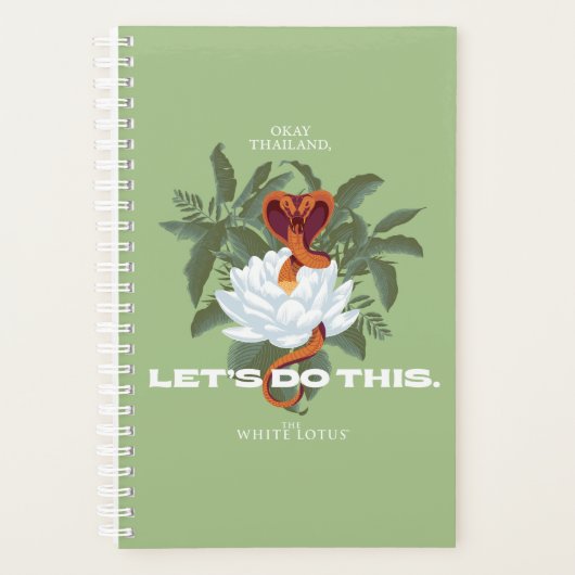 "Let's Do This" Cobra - De Witte Lotus Planner (Voorkant)