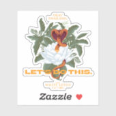 "Let's Do This" Cobra - De Witte Lotus Sticker (Vel)