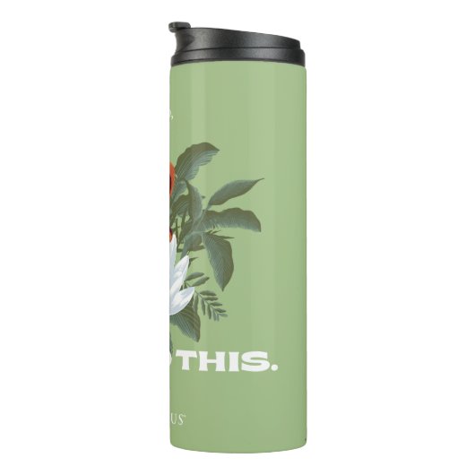 "Let's Do This" Cobra - De Witte Lotus Thermosbeker (Geroteerd rechts)