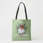 "Let's Do This" Cobra - De Witte Lotus Tote Bag (Voorkant)