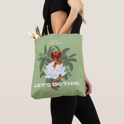 "Let's Do This" Cobra - De Witte Lotus Tote Bag