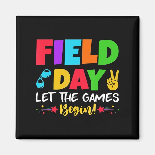 Let's Do This Field Day Thing Teacher Student Scho Magneet (Voorkant)