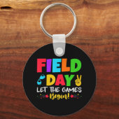 Let's Do This Field Day Thing Teacher Student Scho Sleutelhanger (Voorkant)