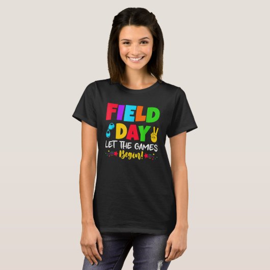 Let's Do This Field Day Thing Teacher Student Scho T-shirt (Voorkant volledig)