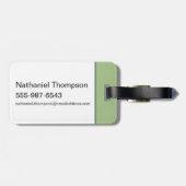 Let's Do This Monkey beroemd gemaakt door The Whit Bagagelabel (Achterkant horizontaal)