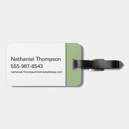 Let's Do This Monkey beroemd gemaakt door The Whit Bagagelabel (Achterkant horizontaal)