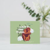 Let's Do This Monkey beroemd gemaakt door The Whit Briefkaart (Staand voorkant)