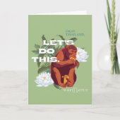 Let's Do This Monkey beroemd gemaakt door The Whit Kaart (Voorkant)