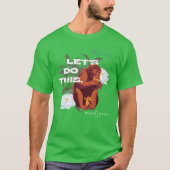 Let's Do This Monkey beroemd gemaakt door The Whit T-shirt (Voorkant)