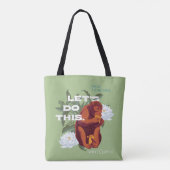 Let's Do This Monkey beroemd gemaakt door The Whit Tote Bag (Achterkant)