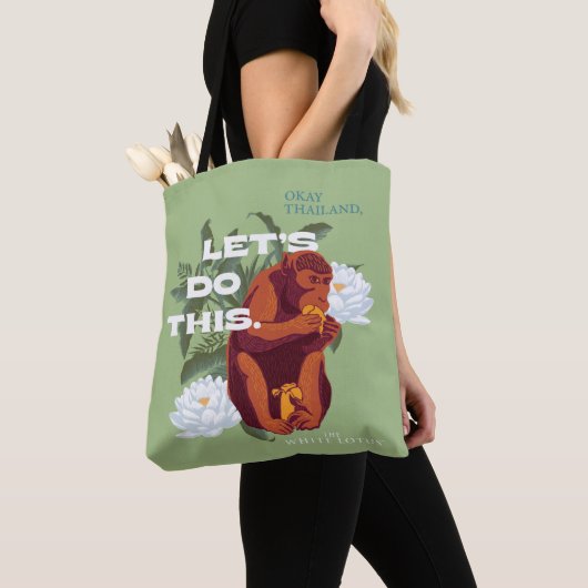 Let's Do This Monkey beroemd gemaakt door The Whit Tote Bag (Dichtbij)