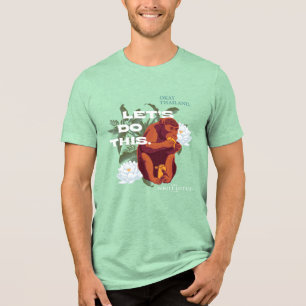 Let's Do This Monkey beroemd gemaakt door The Whit Tri-Blend Shirt