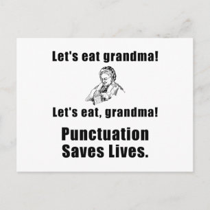 Lets Eat Grandma Briefkaart