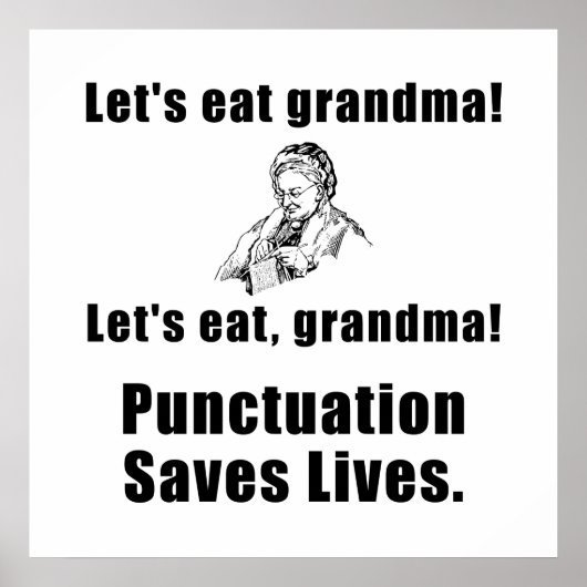 Lets Eat Grandma Poster (Voorkant)
