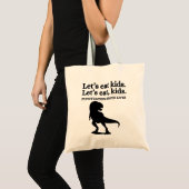 Let's Eat Kids Punctuation Grammar Funny Teacher Tote Bag (Voorkant (product))