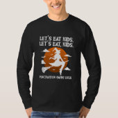 Let's Eat Kids Punctuation Saves Teacher Witch T-shirt (Voorkant)