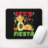 Lets Fiesta Avocado en Tacos Cinco de Mayo Mexico Muismat (Met muis)