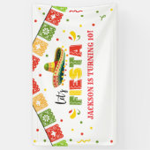 LET'S FIESTA Birthday Party banner backdrop  (Verticaal)