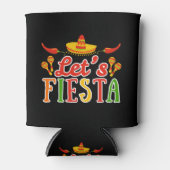 Let's Fiesta Cinco de Mayo Blikjeskoeler (Voorkant)