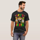 Lets Fiesta Cinco de Mayo Latijnse nomes Mexican P T-shirt (Voorkant volledig)