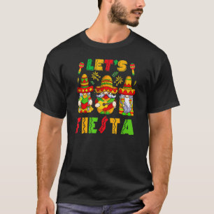 Let's Fiesta Cinco De Mayo Latin Gnomes Mexican Pa T-shirt