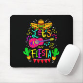 Lets Fiesta Cinco de Mayo Mexican Party Guitar Lov Muismat (Met muis)