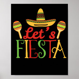 Lets Fiesta Cinco de Mayo Poster