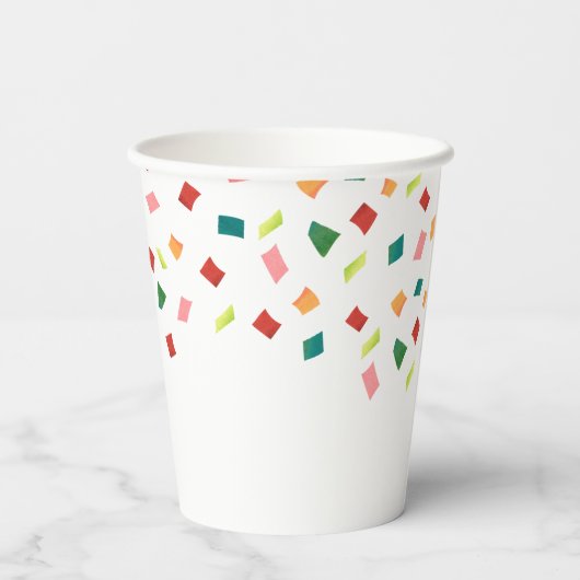 Lets Fiesta Engagement Party Papieren Bekers (Achterkant)