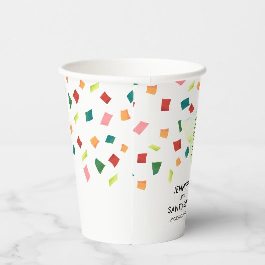 Lets Fiesta Engagement Party Papieren Bekers (Rechts)