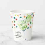 Lets Fiesta Engagement Party Papieren Bekers<br><div class="desc">Laten we Fiesta Couples Engagement Party Paper Cups de perfecte manier vinden om de toon te zetten voor je aanstaande Mexicaanse themaviering. Overeenkomende items in ons Cava-ontwerp van winkel</div>