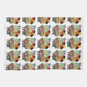 Let's Fiesta! Fun Tacos and Margarita Lover Theedoek (Horizontaal)