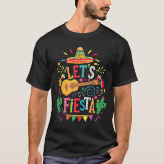 Lets Fiesta Mexicaanse familie Fiesta Squad Cinco  T-shirt