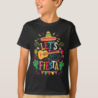 Lets Fiesta Mexicaanse familie Fiesta Squad Cinco  T-shirt