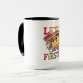 Let's Fiesta Taco Design Fun Cinco de Mayo Mexicaa Mok (Voorkant links)