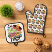 "Let's Fiesta!" Tacos & Margaritas Ovenwant & Pannenlap Set (Top down)