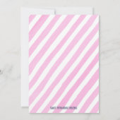 Let's Flamingle! Birthday Party Invitation Kaart (Achterkant)