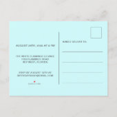 Let's Flamingle Tropical Flamingo 60th Birthday Uitnodiging Briefkaart (Achterkant)