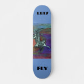 LETS FLY-skateboard Persoonlijk Skateboard (Voorkant)