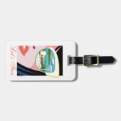 Let's Fun beroemd gemaakt door The White Lotus Bagagelabel (Voorkant horizontaal)