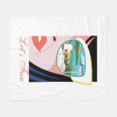 Let's Fun beroemd gemaakt door The White Lotus Fleece Deken (Voorkant (Horizontaal))