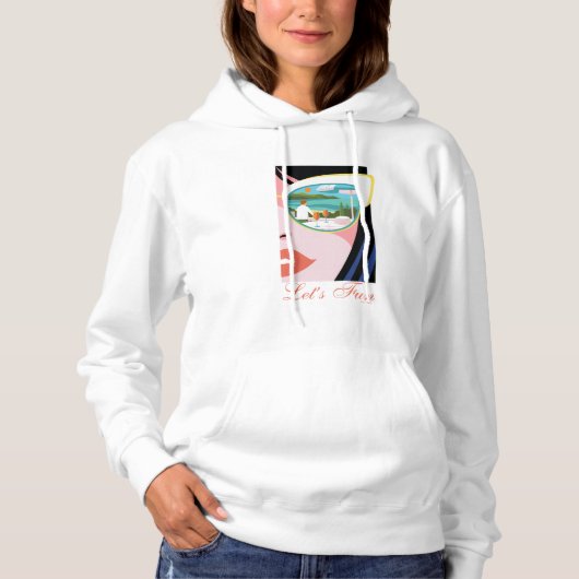 Let's Fun beroemd gemaakt door The White Lotus Hoodie (Voorkant)
