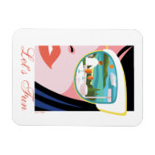 Let's Fun beroemd gemaakt door The White Lotus Magneet (Horizontaal)